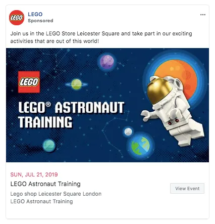 Facebook Image Ads - Lego