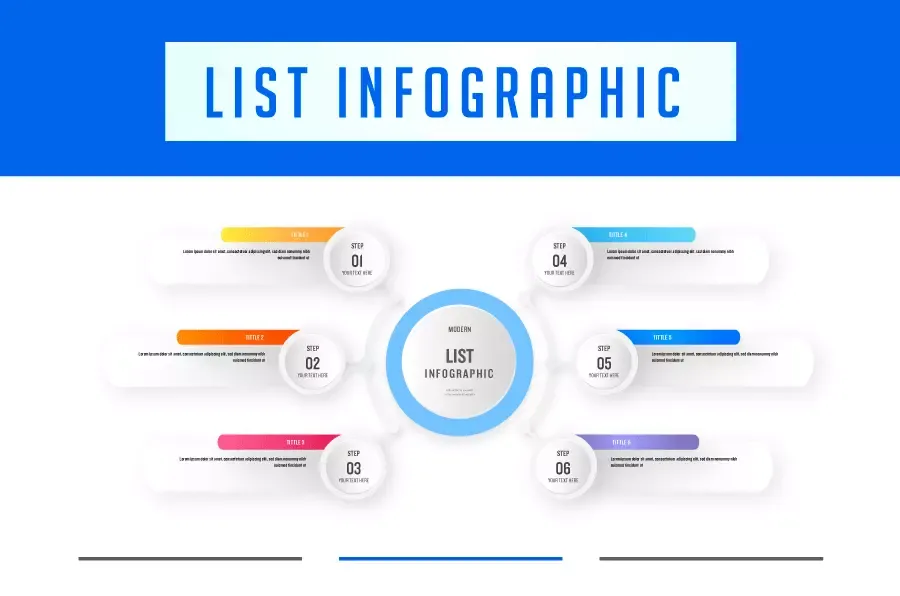 create list infographic