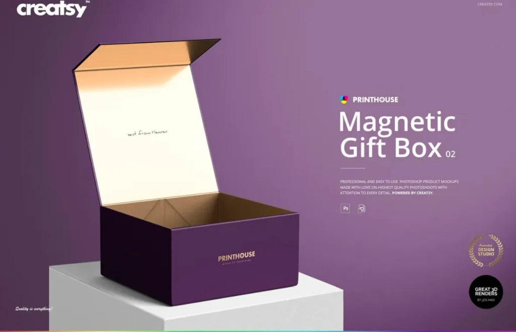 Branded retail gift box