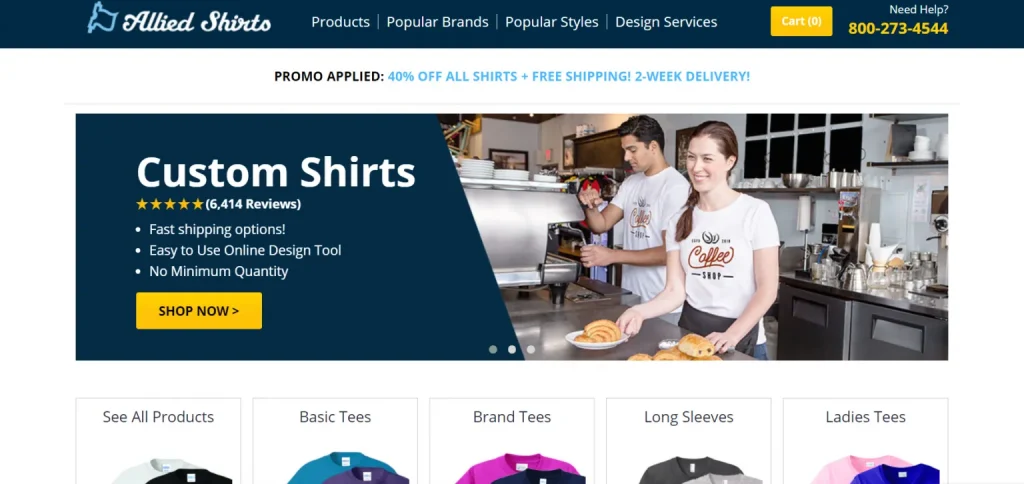 allied shirts t-shirts designing