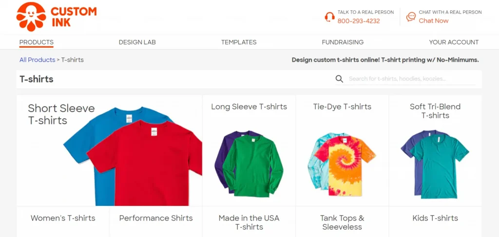 custom ink custom t-shirts designing