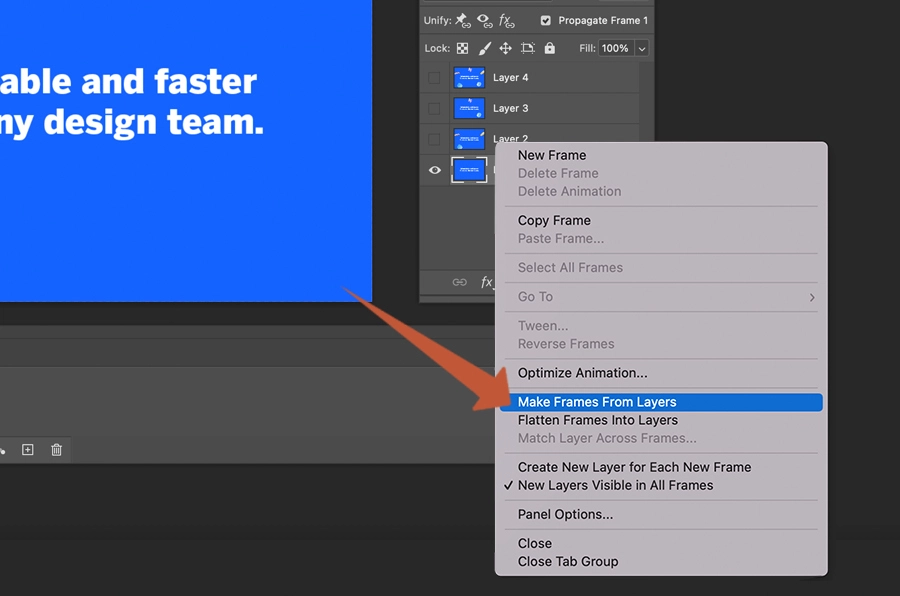 how to export gif in photoshop 