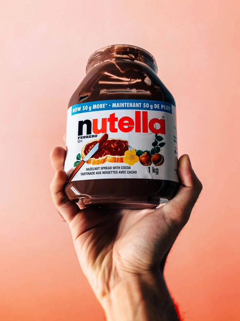 AI Graphic Design Nutella