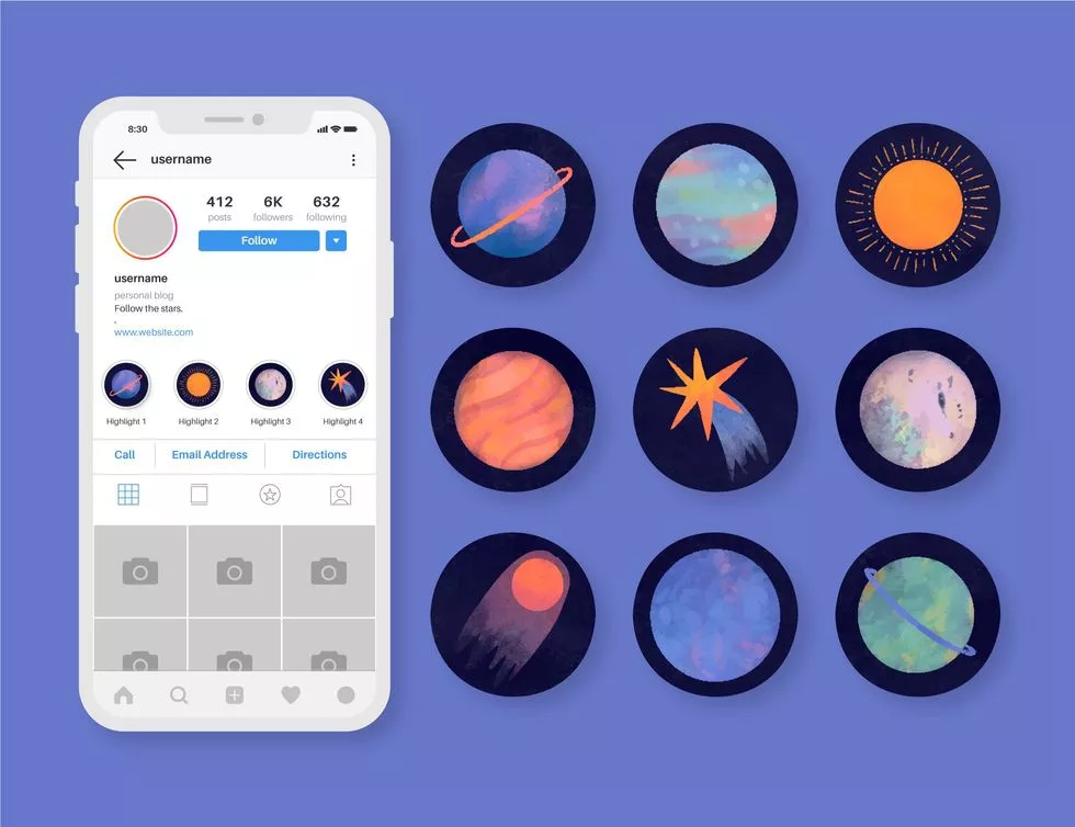 cute instagram highlight cover 