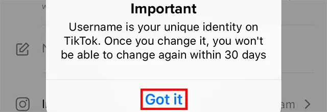 how to change username on tiktok 