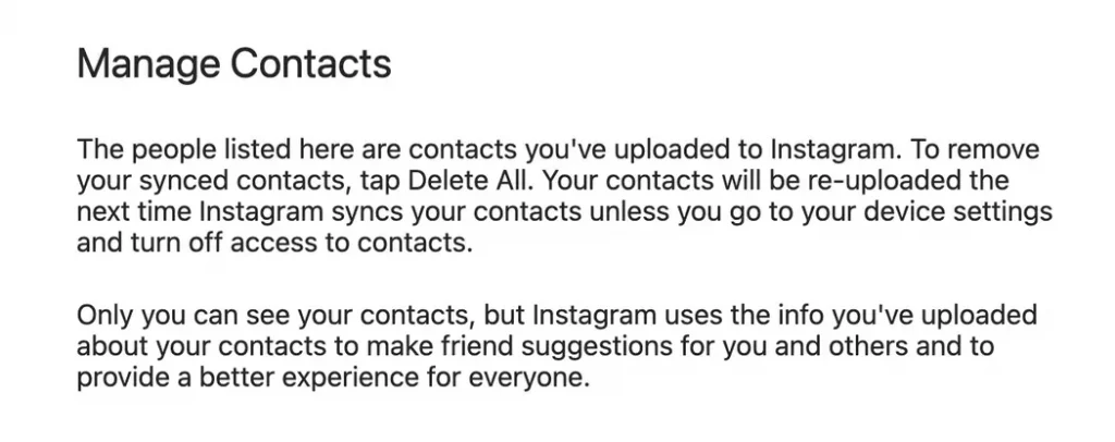 how to find phone contacts on instagram 