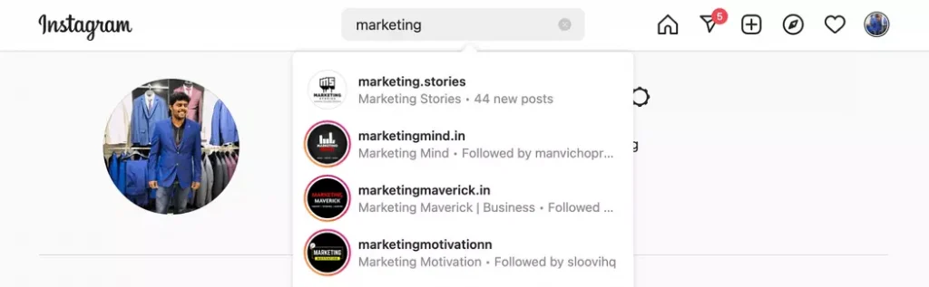 how to find someone in your contacts on instagram 