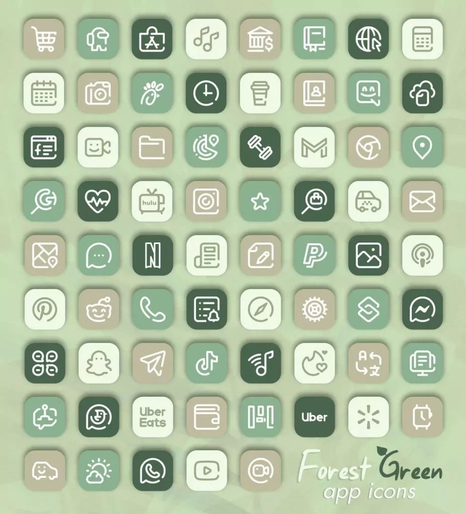 aesthetic app icons free 