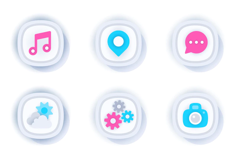 black and white aesthetic app icons 
