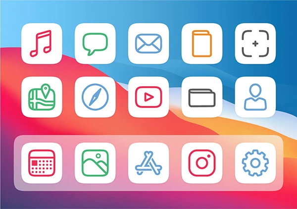 apple app icons aesthetic 