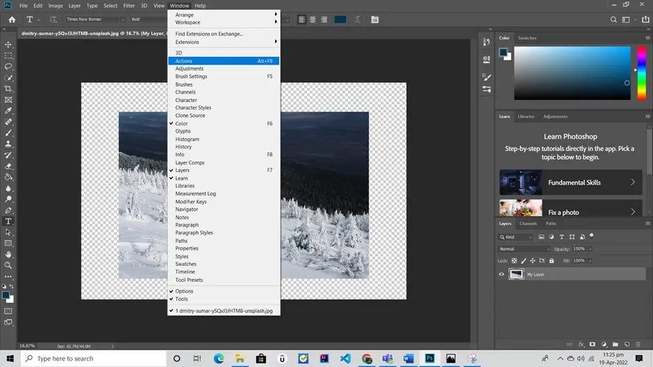 how to resize an image in photoshop for instagram 