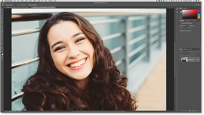how to flip an image in photoshop layer only 