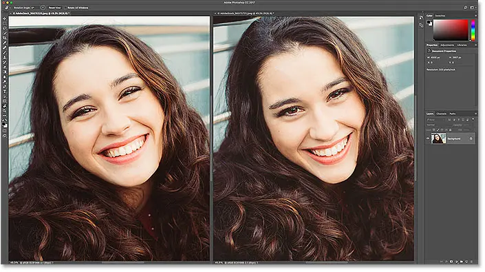 how to copy and flip an image in photoshop 