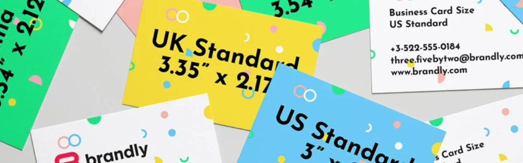 business card size