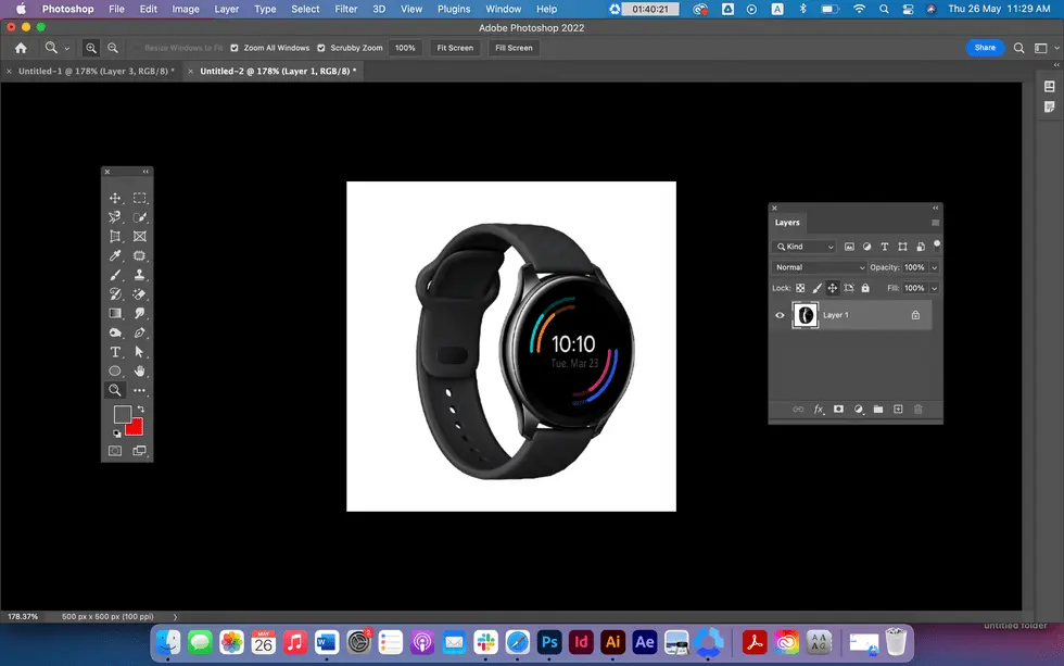  how to make the background transparent in photoshop
