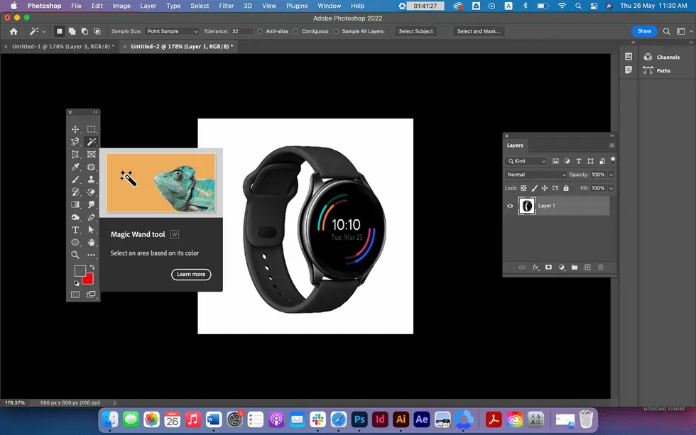  how to make an image background transparent in photoshop