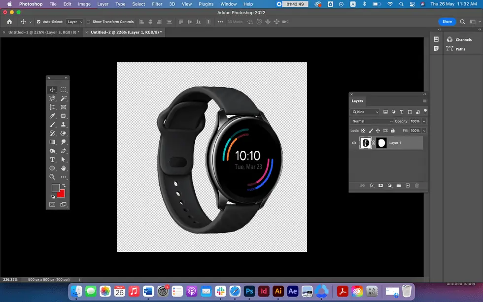  how to make image background transparent in photoshop