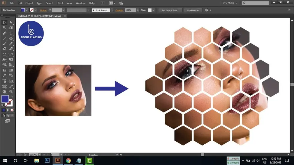 how to crop a picture in illustrator