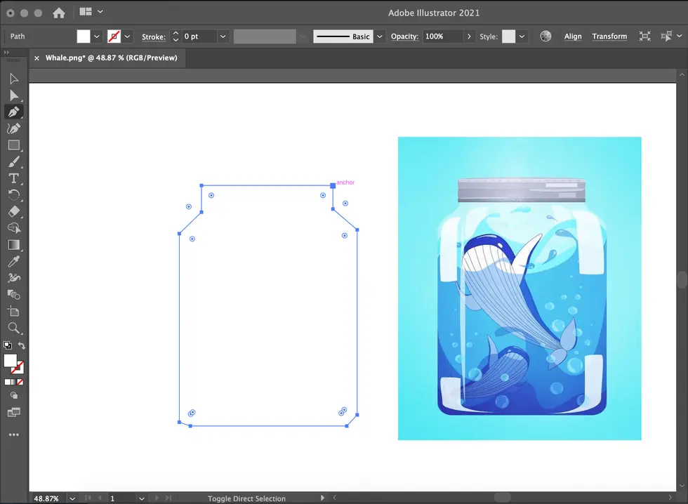 how to crop object in illustrator
