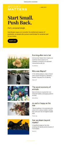  newsletter email examples