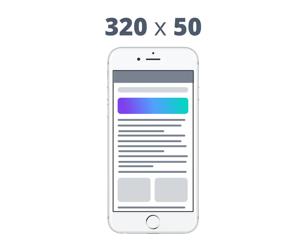  average font size for web banner