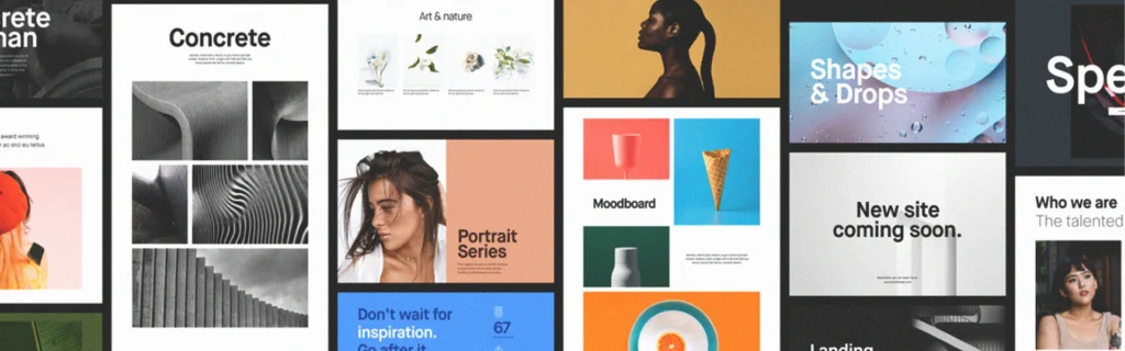 portfolio design ideas