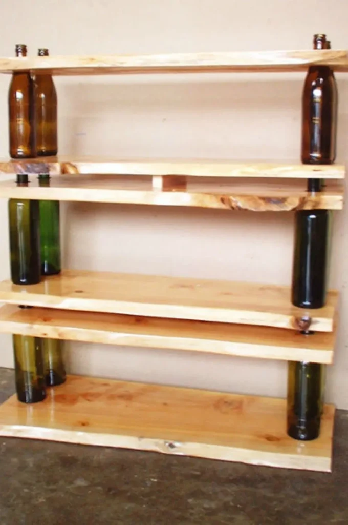  Wine Bottle Shelf