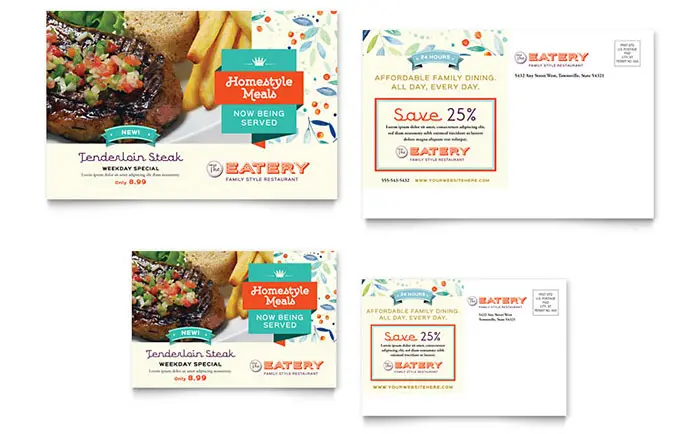  business postcard design ideas