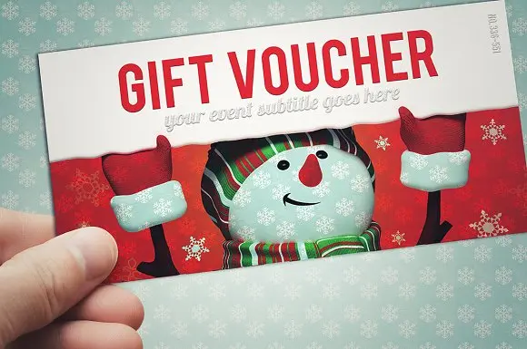  Christmas gift card design ideas