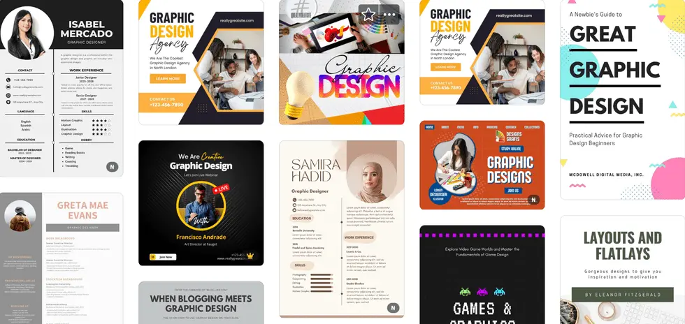  graphic designing services poster