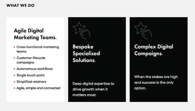  product landing page design