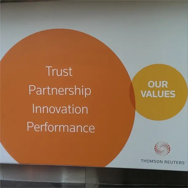  Thomson Reuters' values