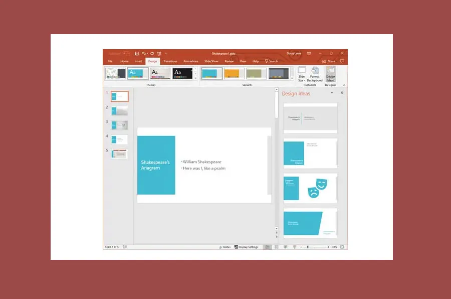 microsoft powerpoint design ideas
