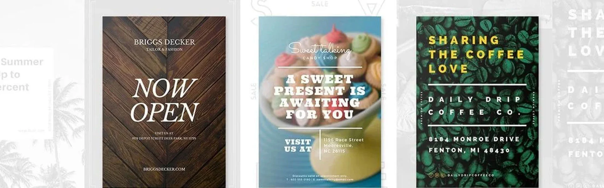 Flyer design inspirations