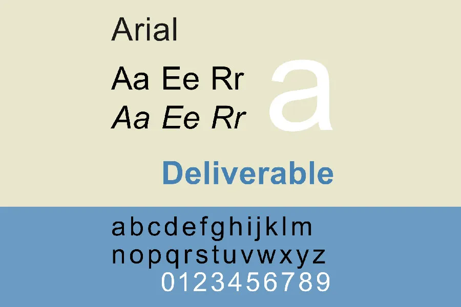 the best font for business cards