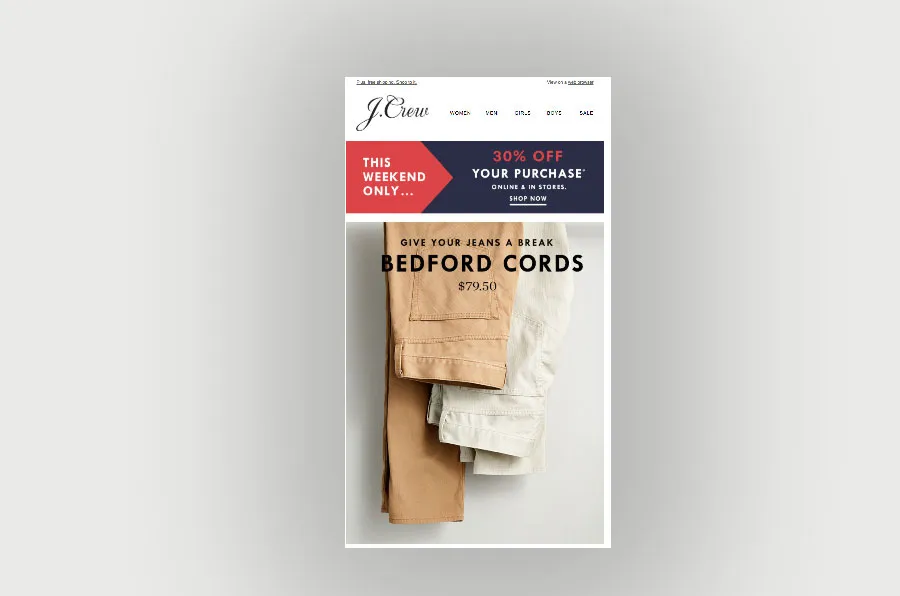 email header graphic design