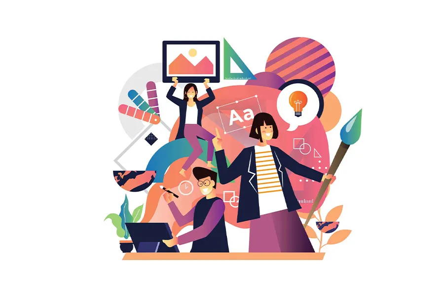 college pamphlet design