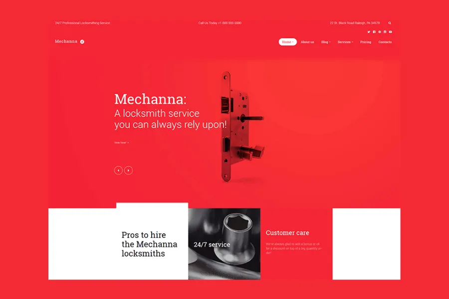 examples of website layouts