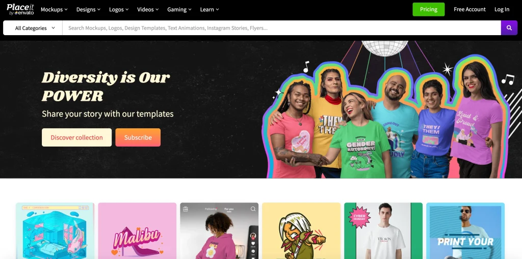 placeit thumbnail designer