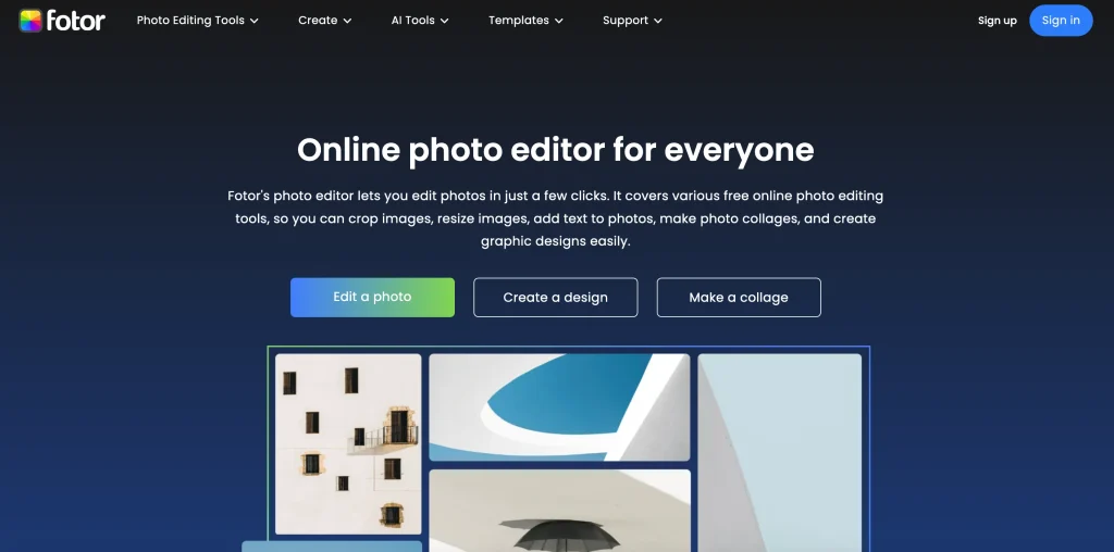 fotor thumbnail designer