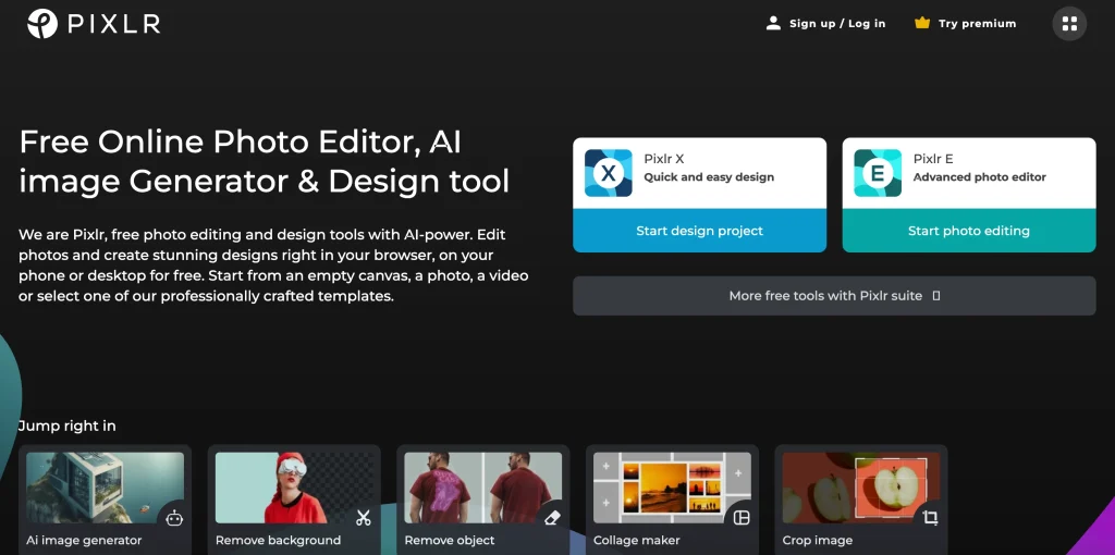 pixlr thumbnail designer