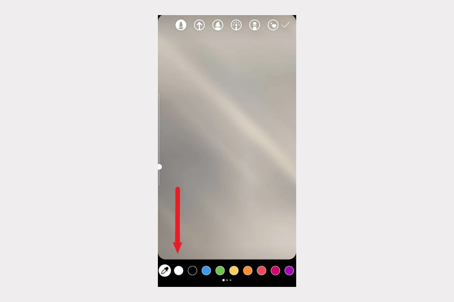  how to change the color background on instagram story