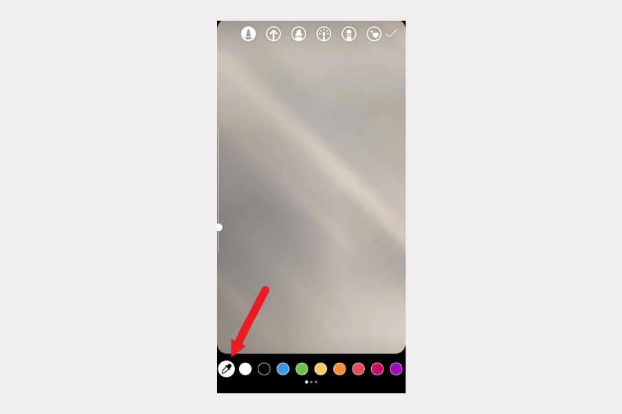 how to change the background on an instagram story