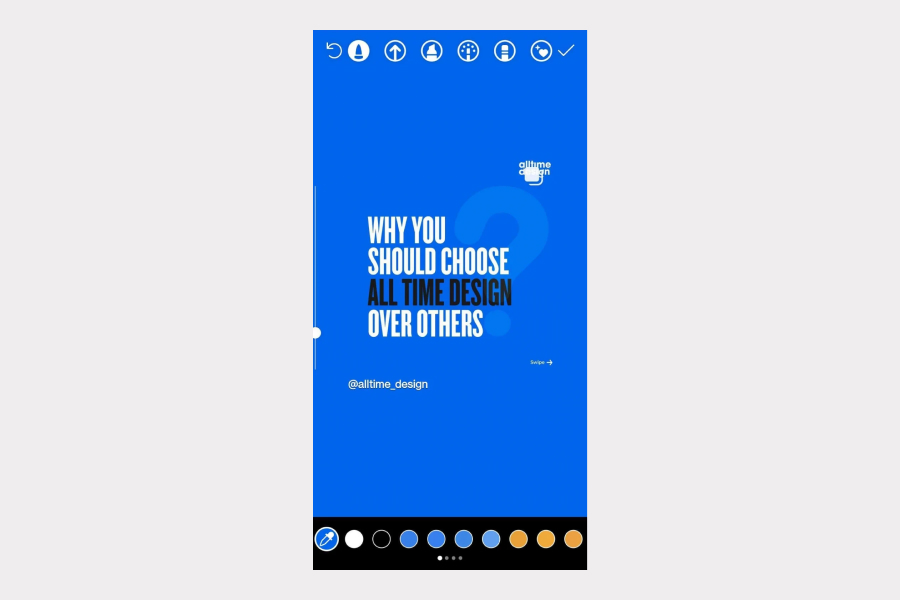  how to change a background on instagram story