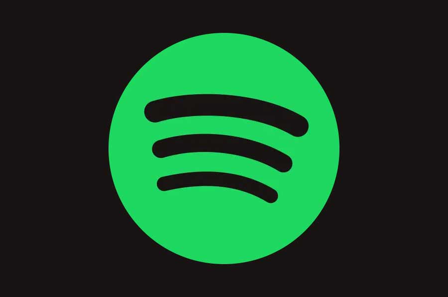  spotify black and white logo