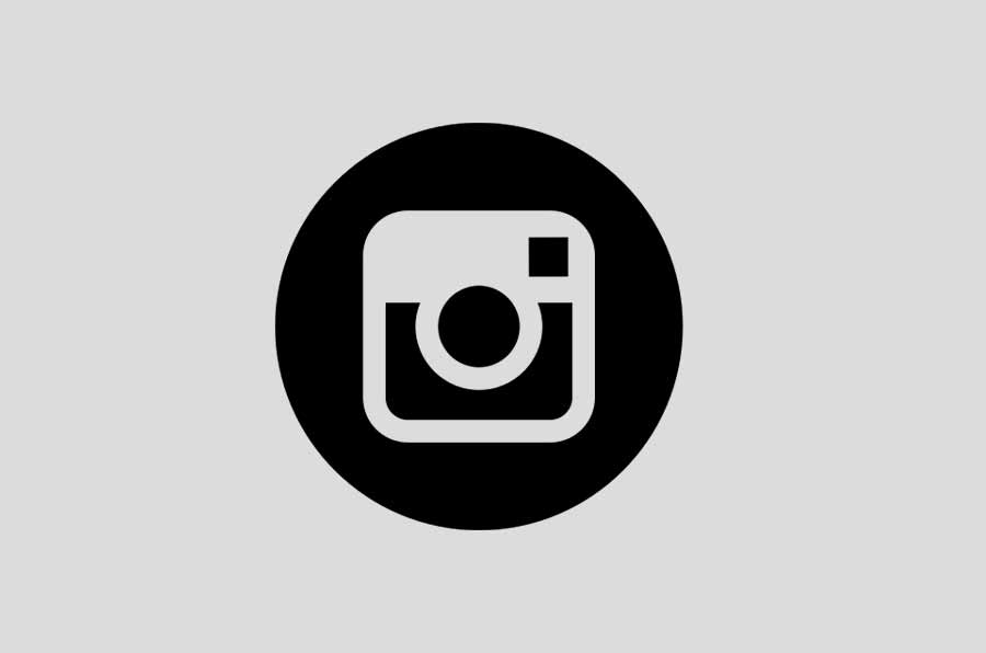 black and white instagram logo