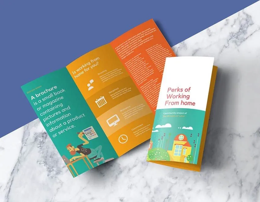 creative trifold brochures