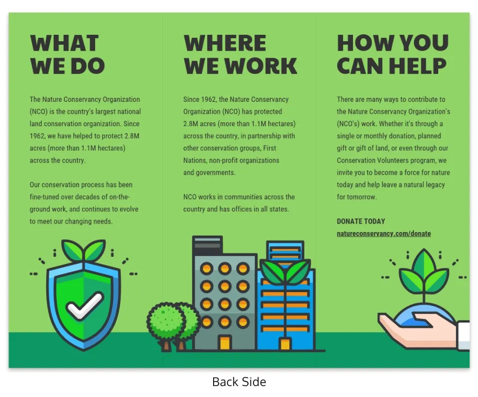 sample trifold brochures