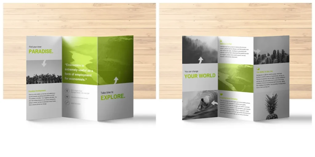 sample of trifold brochures