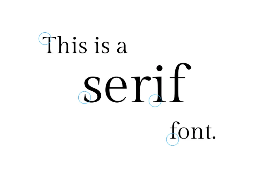 serif font psychology